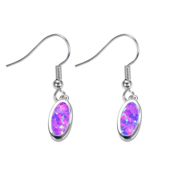 "Silver Plated Fashion Drop Dangle Hook Earrings For Women, F578 - Picture 1 of 1